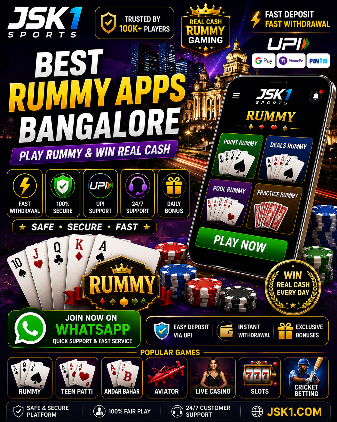 Best Rummy Apps Bangalore