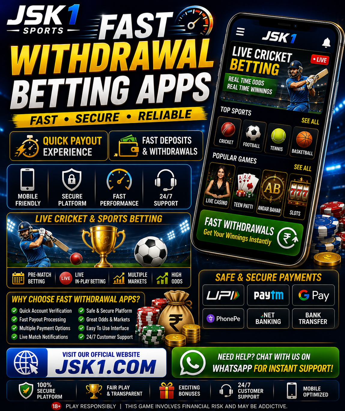 Fast Withdrawal Betting Apps
