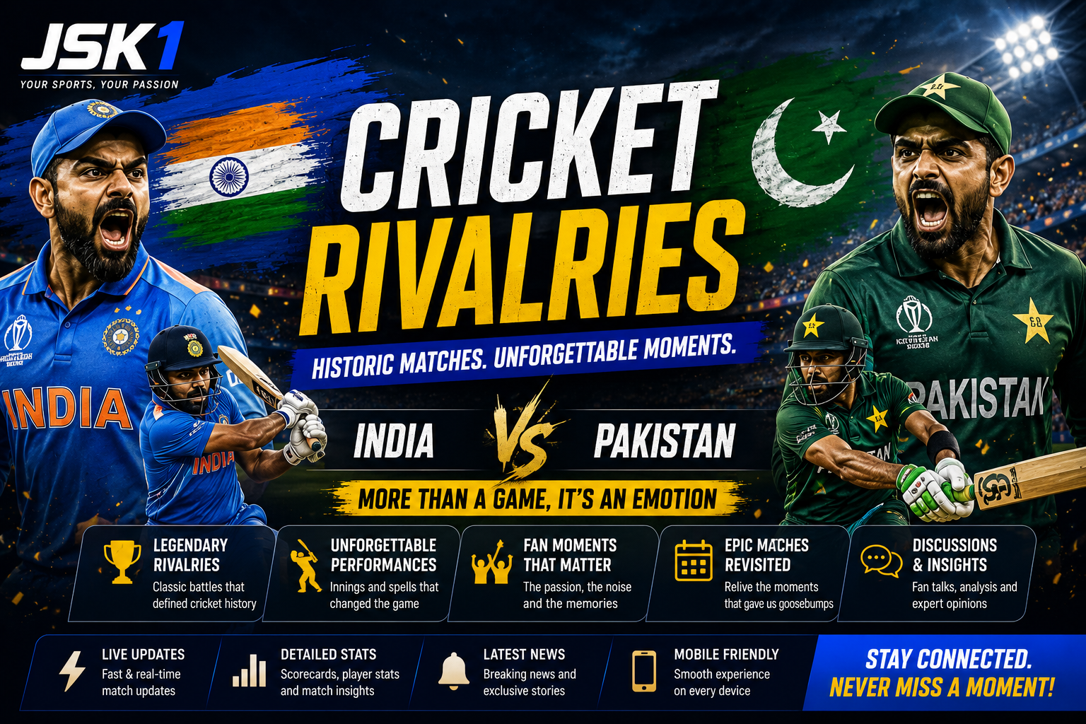 Greatest Cricket Rivalries That Fans Never Forget