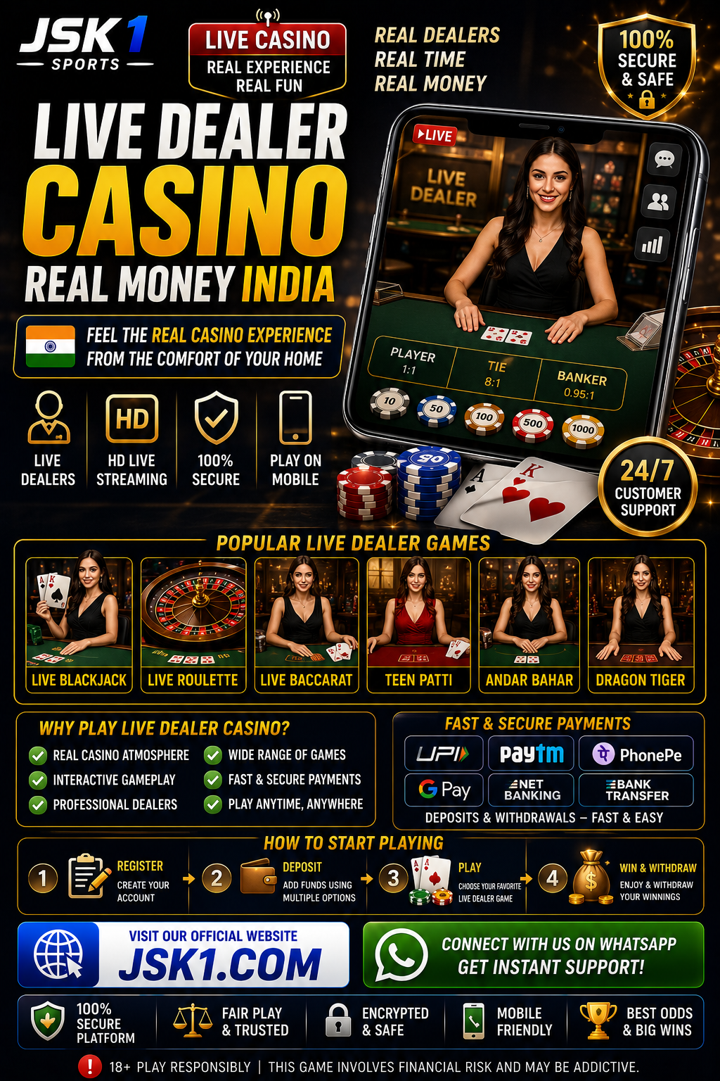 Live Dealer Casino Real Money India