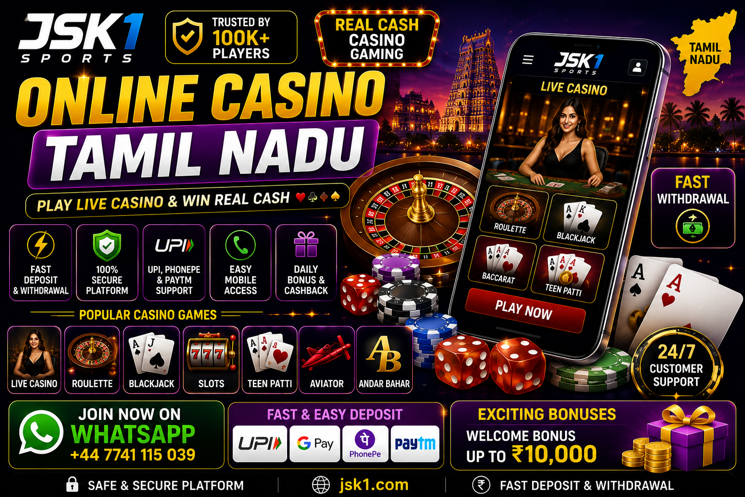 Online Casino Tamil Nadu