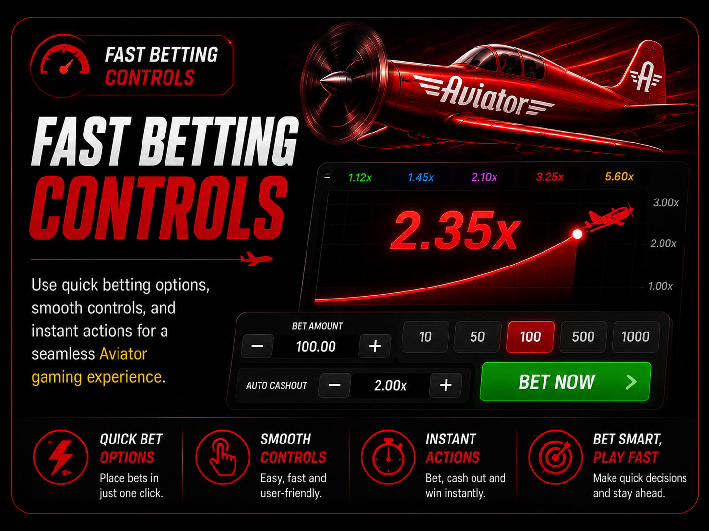 Fast Betting Controls