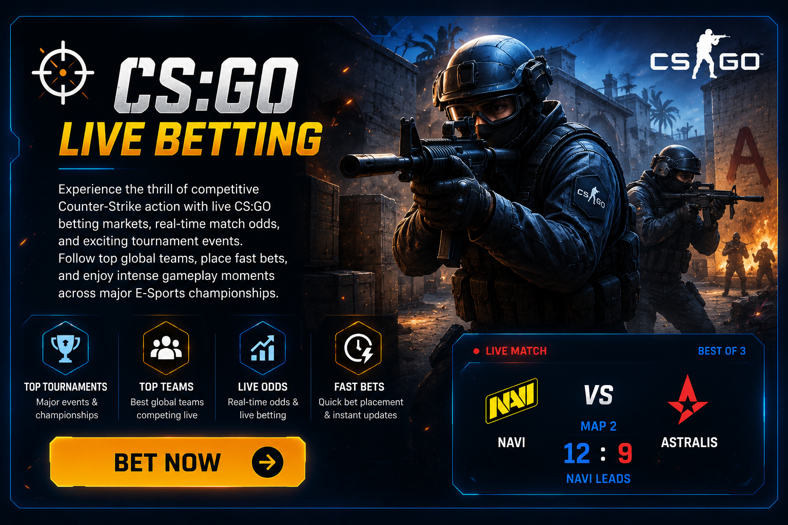 CS:GO Live Betting
