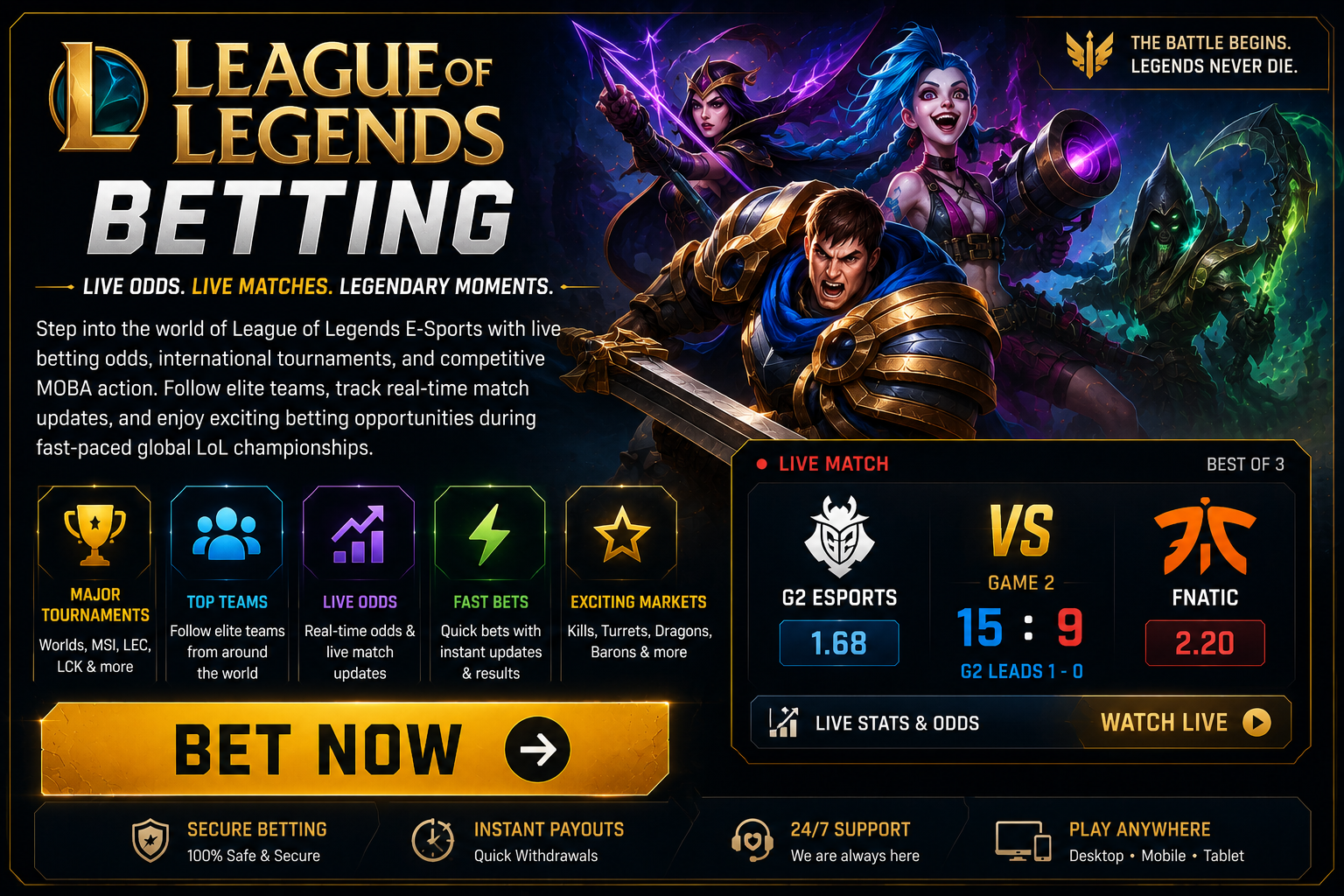 League of Legends Betting