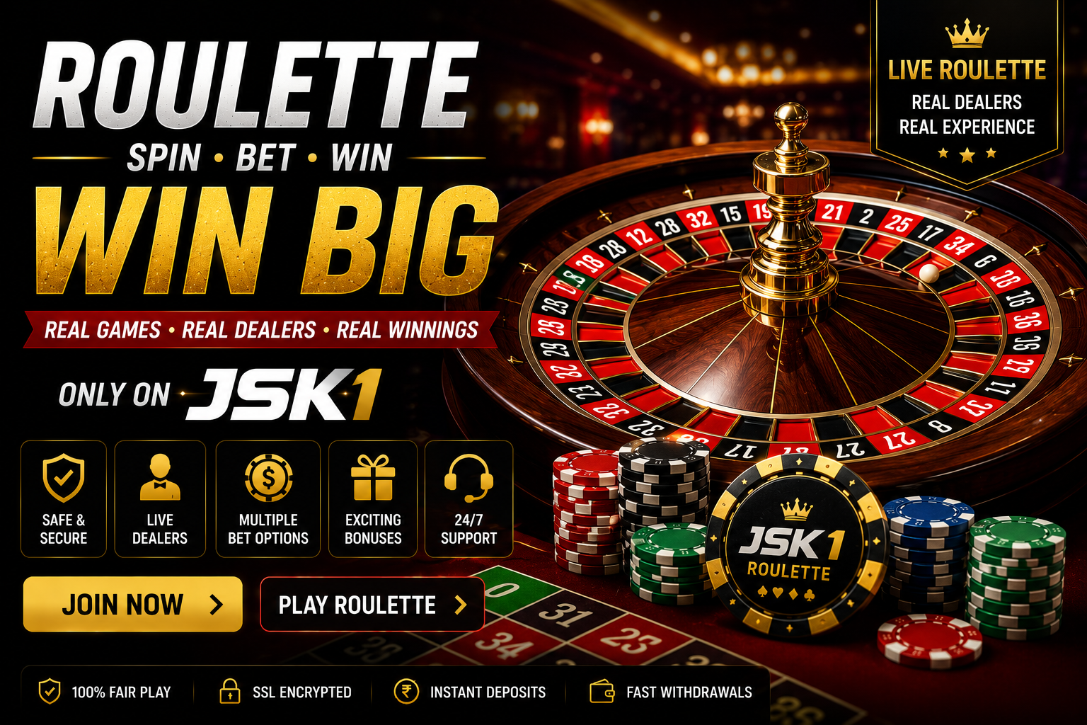 Roulette Game on JSK1